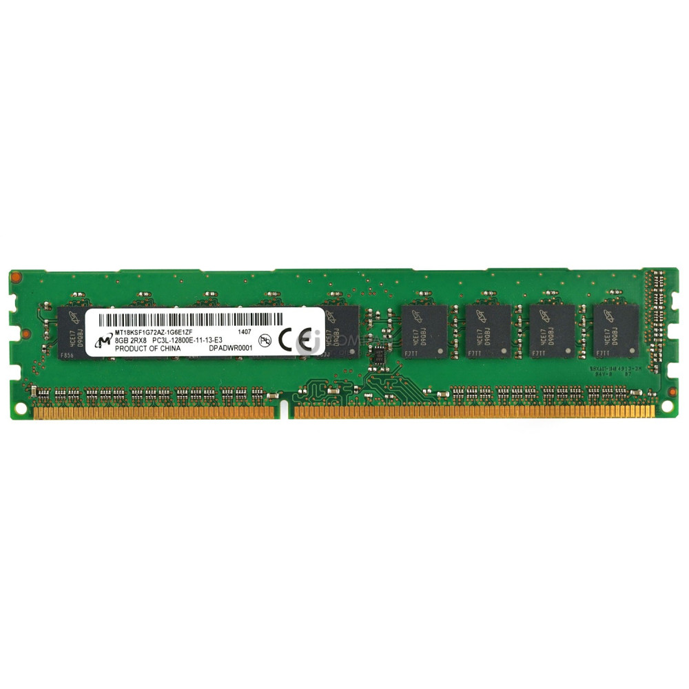 MT18KSF1G72AZ-1G6E1 MICRON DDR3 8GB PC3L-12800 1600MHZ UDIMM CAS 11-11-11